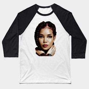 Jhene Aiko Big Face Baseball T-Shirt